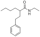 N-ethyl-2-phenethyl-hexanamide Struktur