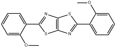 2,5-Bis(2-methoxyphenyl)thiazolo[5,4-d]thiazole Struktur