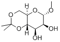 Methyl 4,6-O-Isopropylidene-a-D-mannopyranoside Struktur