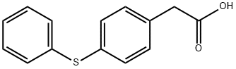 2-(4-phenylsulfanylphenyl)acetic acid Struktur