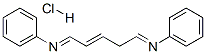 N,N'-pent-2-ene-1,5-diylidenedianiline monohydrochloride  Struktur