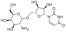 5'-O-(2-AMINO-2-DEOXY-D-GALACTOPYRANOSYL)-URIDINE Struktur