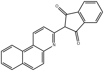 2-benzo[f]quinolin-3-yl-1H-indene-1,3(2H)-dione Struktur