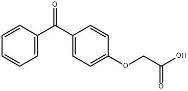 (4-BENZOYL-PHENOXY)-ACETIC ACID Struktur