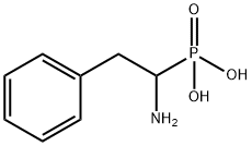 1-amino-2-phenylethylphosphonic acid Struktur