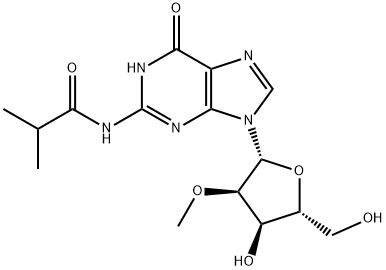 N2-Isobutyryl-2'-O-Methyl-guanosine Struktur