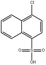 4-chloronaphthalene-1-sulfonic acid Struktur