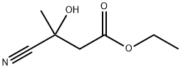 3-Cyano-3-hydroxybutanoic acid ethyl ester Struktur