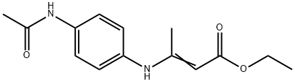 Ethyl 3-(p-acetamidoanilino)crotonate