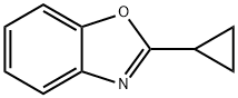 Benzoxazole,  2-cyclopropyl- Struktur