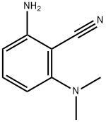 Benzonitrile,  2-amino-6-(dimethylamino)- Struktur