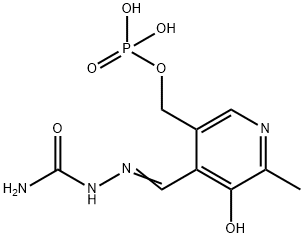 pyridoxal-5-phosphate semicarbazone Struktur