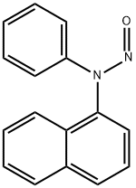 N-(1-Naphtyl)-N-phenylnitrosamine Struktur