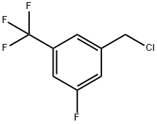 3-FLUORO-5-TRIFLUOROMETHYLBENZYL CHLORIDE Struktur