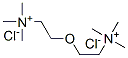 (oxydiethylene)bis[trimethylammonium] dichloride Struktur