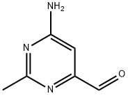 4-Pyrimidinecarboxaldehyde, 6-amino-2-methyl- (9CI) Struktur