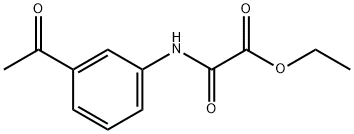 ethyl (3-acetylphenyl)carbamoylformate Struktur