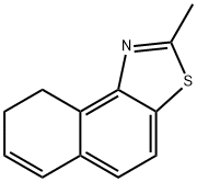 8,9-dihydro-2-methylnaphtho[1,2-d]thiazole  Struktur