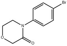 4-(4-BROMOPHENYL)MORPHOLIN-3-ONE Struktur