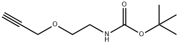 Carbamic acid, [2-(2-propynyloxy)ethyl]-, 1,1-dimethylethyl ester (9CI) Struktur