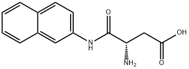 L-ASPARTIC ACID ALPHA-(BETA-NAPHTHYLAMIDE) Struktur