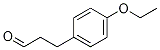 Benzenepropanal, 4-ethoxy- Struktur