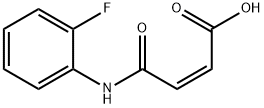 (2Z)-4-[(2-FLUOROPHENYL)AMINO]-4-OXOBUT-2-ENOIC ACID Struktur