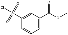 methyl 3-chlorosulfonylbenzoate Struktur