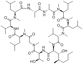 DIHYDROCYCLOSPORIN C Struktur