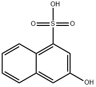 3-hydroxynaphthalenesulphonic acid  Struktur