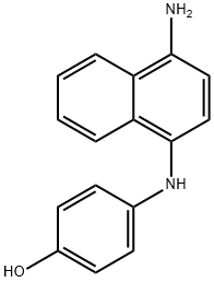 4-(4-aminonaphthalen-1-ylamino)phenol Struktur