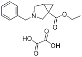 3-Azabicyclo[3.1.0] hexane-1-carboxylic acid, 3-(phenylMethyl)-, ethyl ester, ethanedioate Struktur