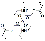 bis[[2-(acryloyloxy)ethyl]diethylammonium] sulphate Struktur