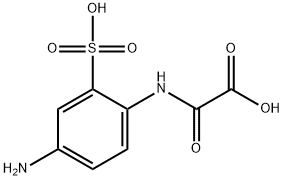 [(4-amino-2-sulphophenyl)amino]oxoacetic acid  Struktur