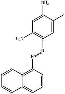 4-methyl-6-(naphthylazo)benzene-1,3-diamine  Struktur