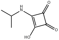 3-Cyclobutene-1,2-dione, 3-hydroxy-4-[(1-methylethyl)amino]- (9CI) Struktur