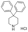 4,4-DIPHENYLPIPERIDINE HYDROCHLORIDE Struktur