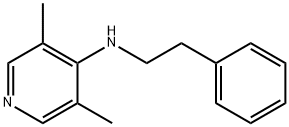 N-Phenethyl-3,5-dimethyl-4-pyridinamine Struktur