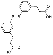 3,3'-DITHIOBISHYDROCINNAMIC ACID Struktur