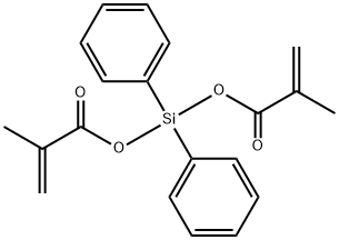 BIS(METHACRYLOXY)DIPHENYLSILANE Struktur