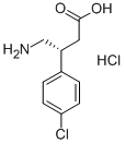 R(+)-Baclofen.Hydrochloride Struktur