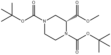 (R)-1,4-di-Boc-piperazine-2-carboxylic acid Methyl ester|(R)-1,4-二-BOC-哌嗪-2-羧酸甲酯