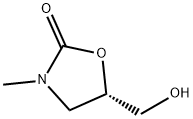 (R)-5-(HYDROXYMETHYL)-3-METHYLOXAZOLIDIN-2-ONE Struktur