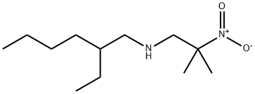 N-(2-Methyl-2-nitropropyl)-2-ethylhexylamine Struktur