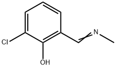 Phenol,  2-chloro-6-[(methylimino)methyl]- Struktur