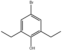 4-Bromo-2,6-diethylphenol Struktur