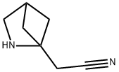 2-Azabicyclo[2.1.1]hexane-1-acetonitrile(9CI) Struktur