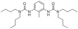 2 6-BIS-(N N-DIBUTYLUREIDO)TOLUENE Struktur