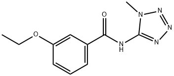 Benzamide, 3-ethoxy-N-(1-methyl-1H-tetrazol-5-yl)- (9CI) Struktur