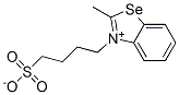 2-methyl-3-(4-sulphonatobutyl)benzoselenazolium Struktur